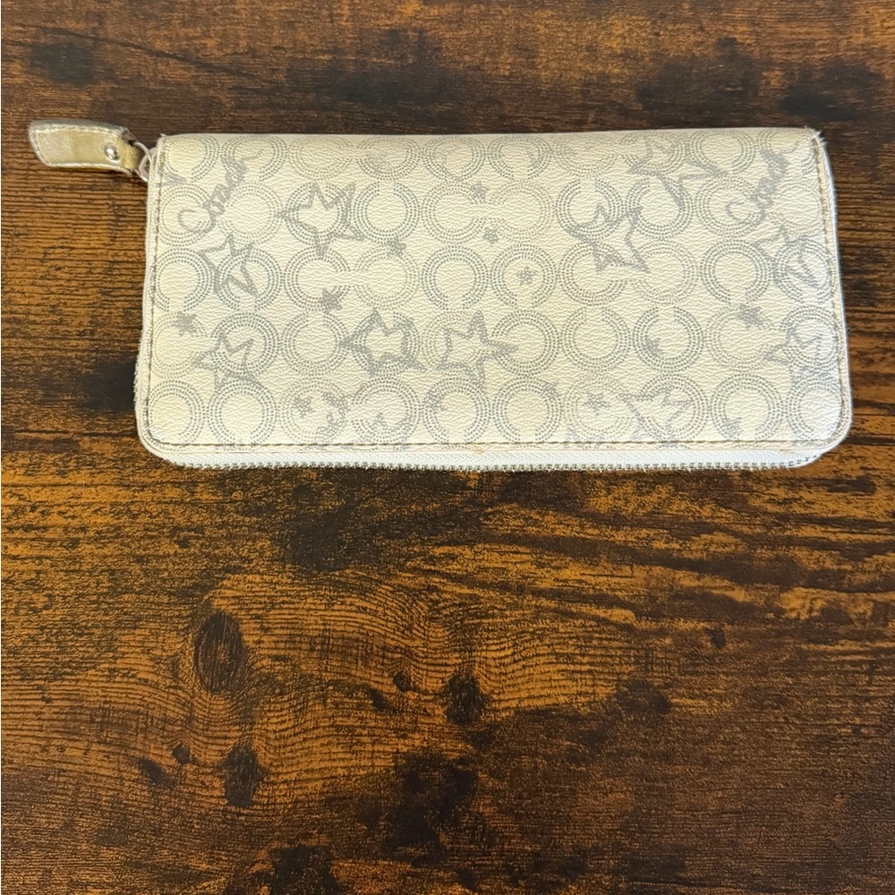 Coach Cream and Gray Women's Wallet-Y2K - Picture 5 of 11